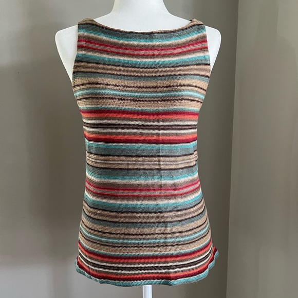 Lauren Ralph Lauren Tops - RALPH LAUREN| Striped Linen/Silk Blend Top